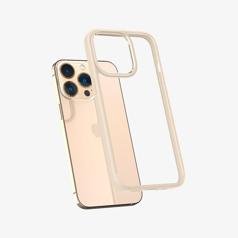 ACS03204 - iPhone 13 Pro Max Case Ultra Hybrid in crystal clear showing the back